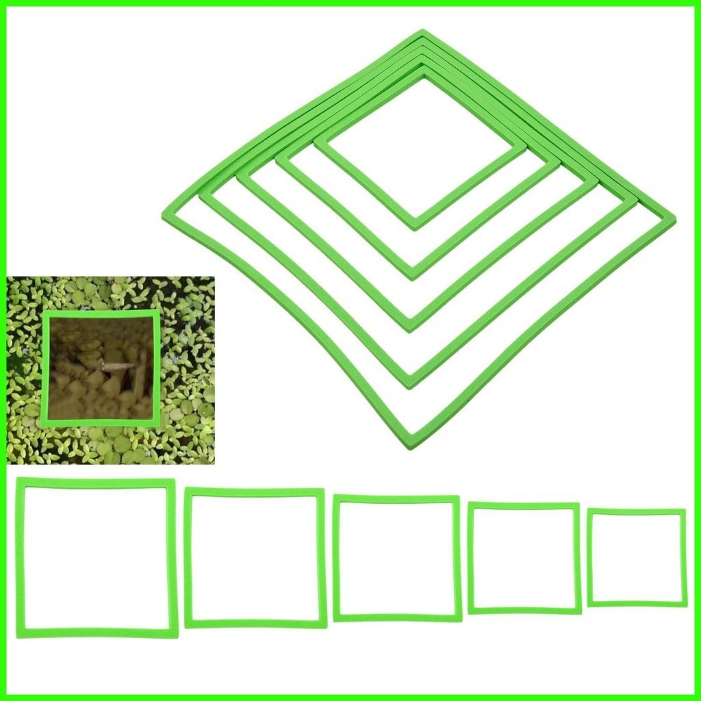 Aquarium Floating Ring Square Aquarium Floating Plant Rings 10 Pcs 5 ...