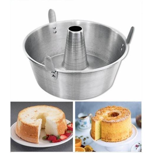 8 9 10inch Round Chiffon Cake Mold Aluminum Tube Pan Baking Cake Mould with Removable Bottom 2885L Shopee Singapore