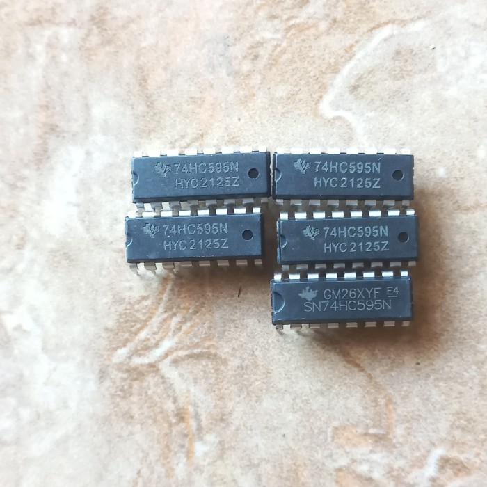 5 Pezzi IC Integrato SN74HC595N 74HC595N DIP-16 Shift Register Per Arduino