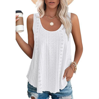 Tank Tops for Women Loose Fit Flowy Casual Summer Tops White