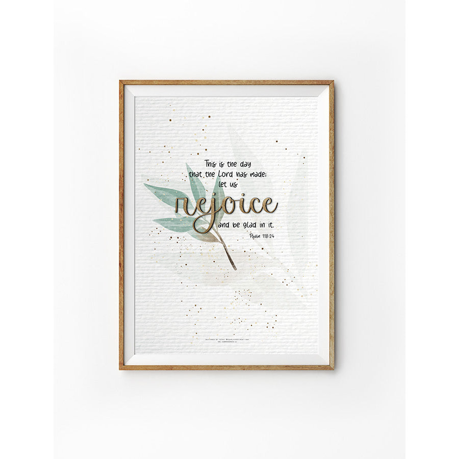 Rejoice and Be Glad {Poster} | Shopee Singapore