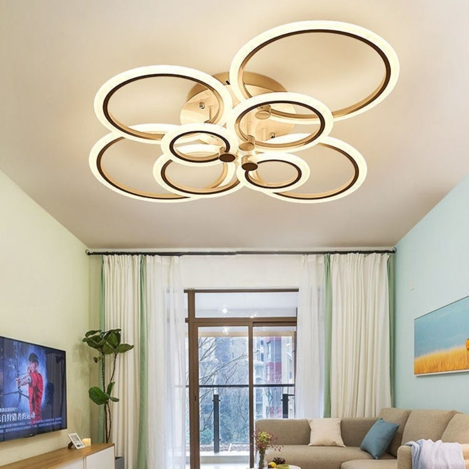 Nordic Chandelier Multi-Head Led Ceiling Light Living Room Dining ...