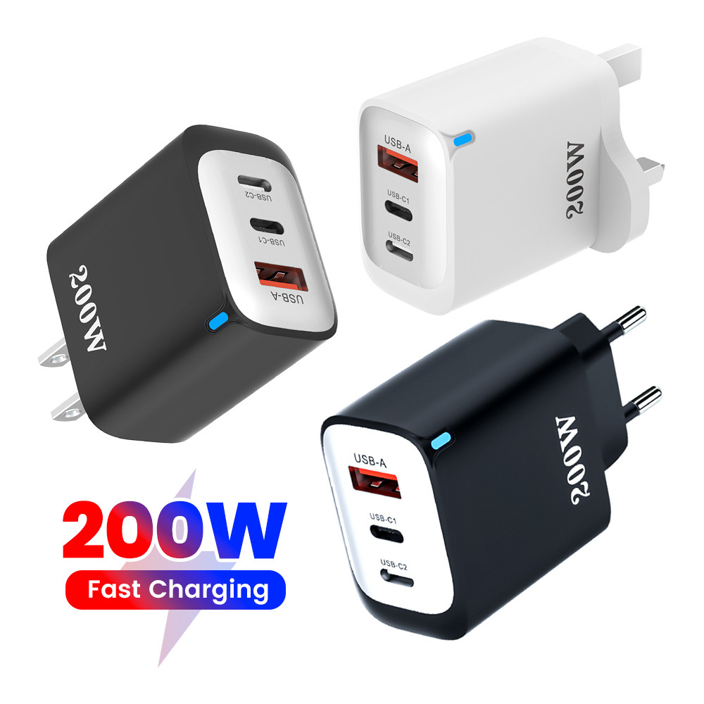 Multi Port Adapter Type-C 2A 12W Mobile Charger EU Plug/US Plug Multi ...
