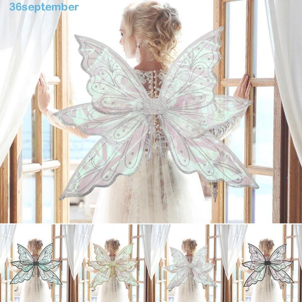 SEPTEMBER Fairy Butterfly Wing Sparkle Birthday Party Decorations Dance ...