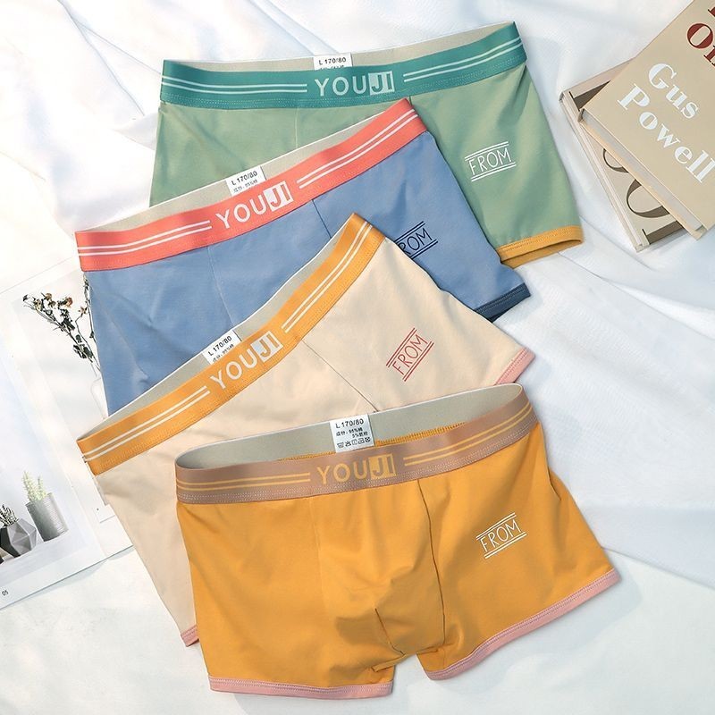 Men's Underwear Boxer Shorts Panties L-3XL Comfort Fashionable Loose Cotton  Underpants Flat Corner Mens Boxers Shorts Lingerie - AliExpress