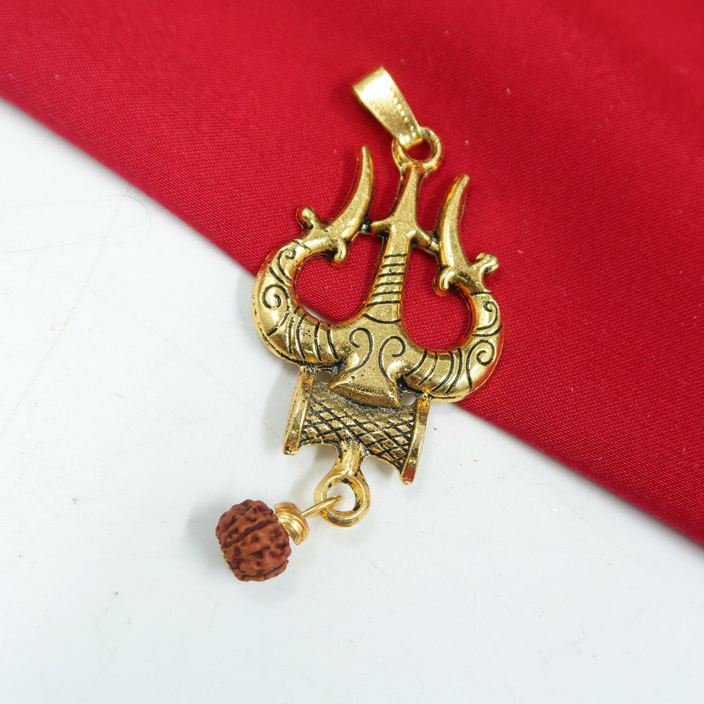 Trisulam Om Locket Indian Locket Pendant Shopee Singapore
