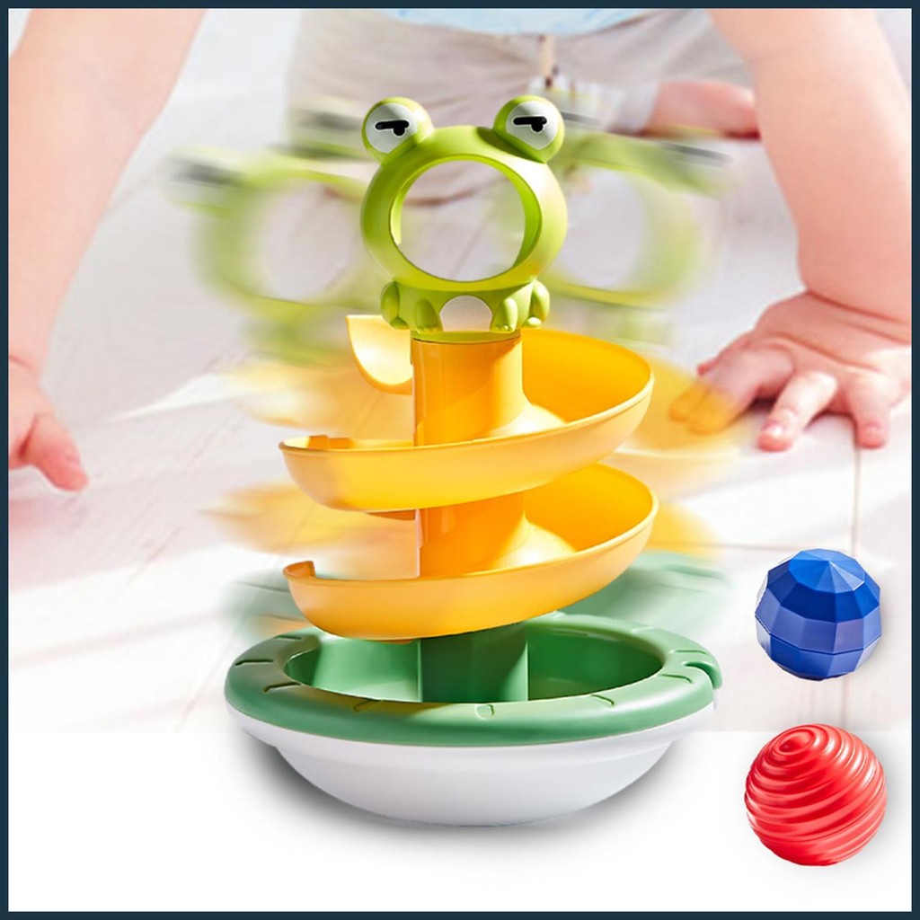 Ball Drop Tower Frog Educational Preschool Learning & Developmental ...