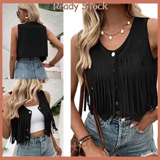 Fringe vest sale plus size