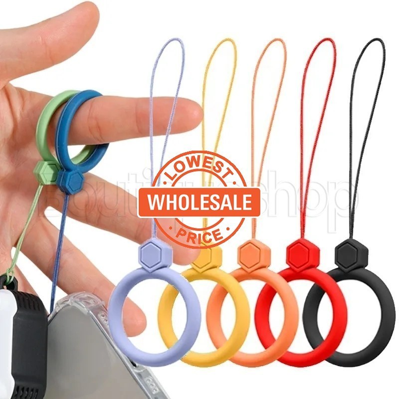 [ Wholesale Prices ] Phone Hanging Ring - Finger Rings Phone Lanyard ...