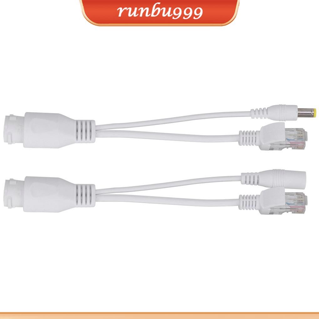 12V Power Over Ethernet Passive POE Waterproof Cable Injector Adapter ...