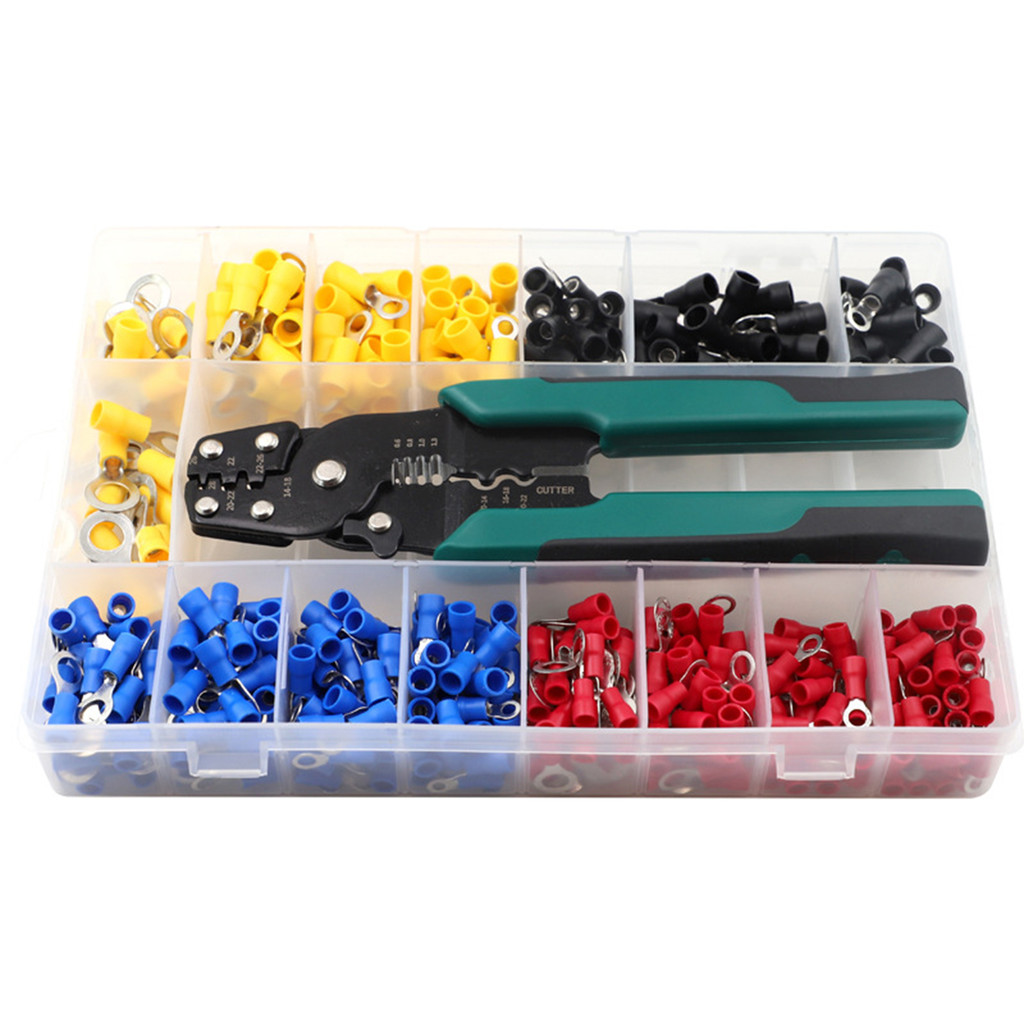 Crimping Tool Kit Wire Crimper with Crimping Pliers 520Pcs Wiring ...