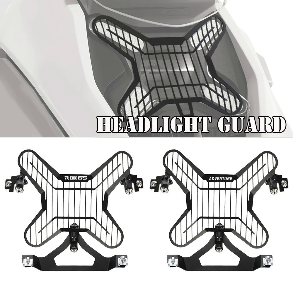 Motorcycle Light Front Headlight Protector Guard Lense Cover FOR BMW