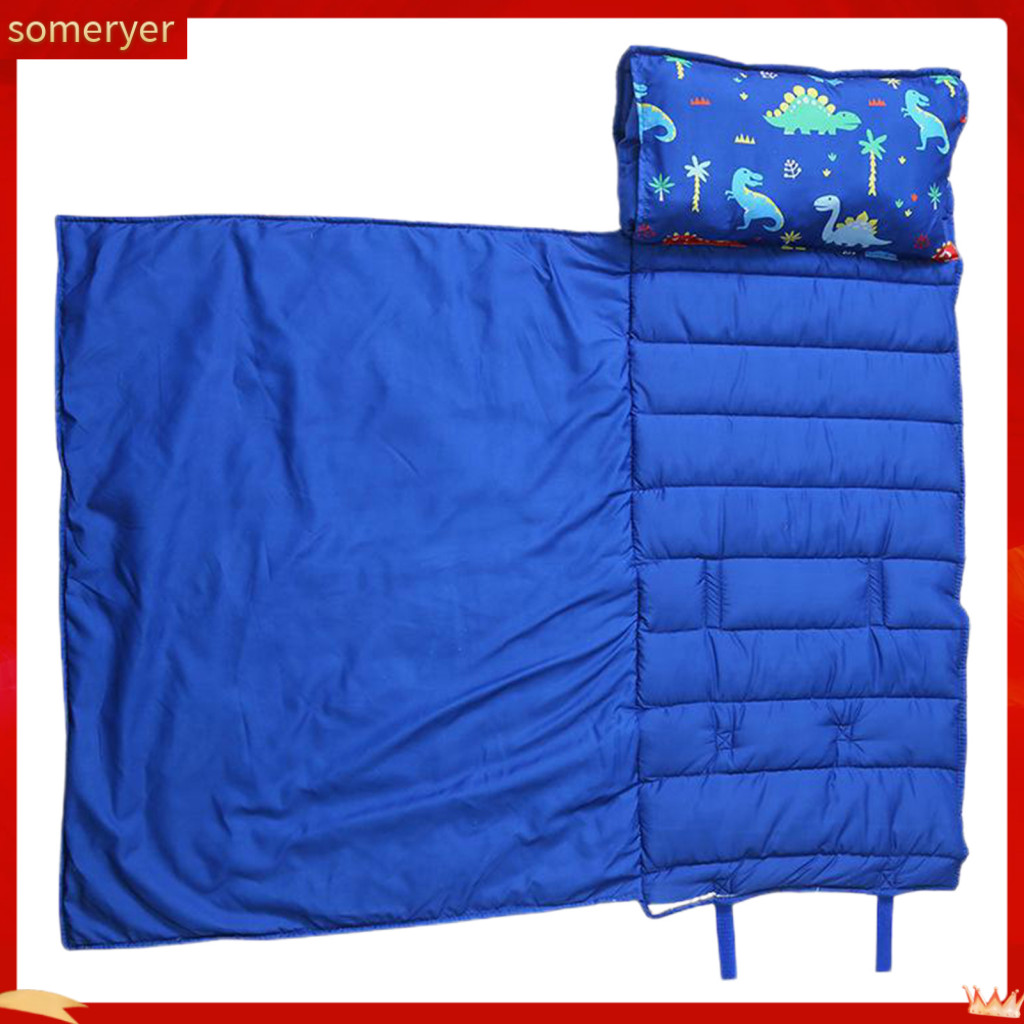 someryer Preschool Sleeping Bag Toddler Sleeping Bag Soft Washable Toddler Nap Mat with Cartoon