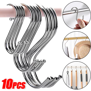 5 Pack S Hooks for Hanging Plants, S Hooks for Hanging Clothes, Stainless  Steel S Hooks Heavy Duty, Durable S Shaped Hooks for Kitchen 