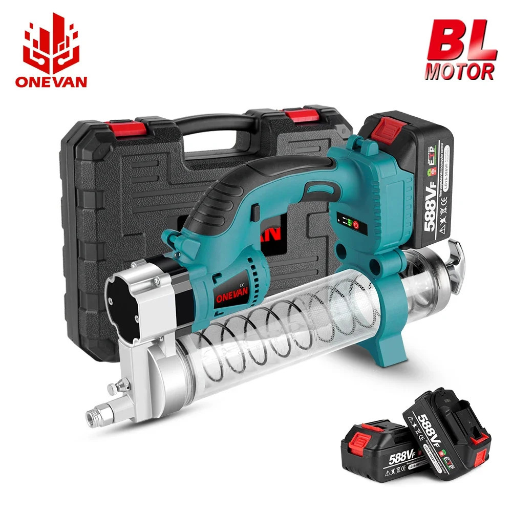 ONEVAN 69Mpa 10000PSL Electric Grease Gun Oil Injector Fat Machine ...
