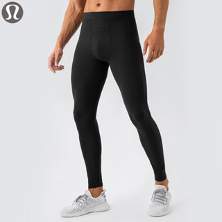 Lululemon Men s Yoga Clothes Skinny Yoga Pants Breathable High Elastic Quick Drying Running Workout Pants Shopee Singapore