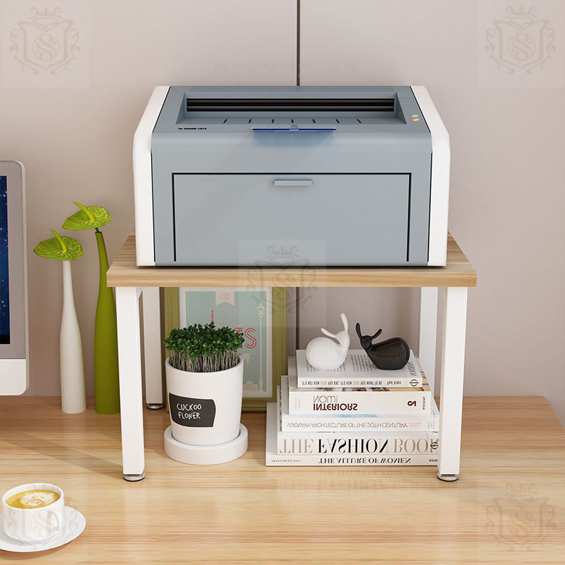 Single-Layer Printer Rack Desktop Storage Shelf Office Storage Shelf ...