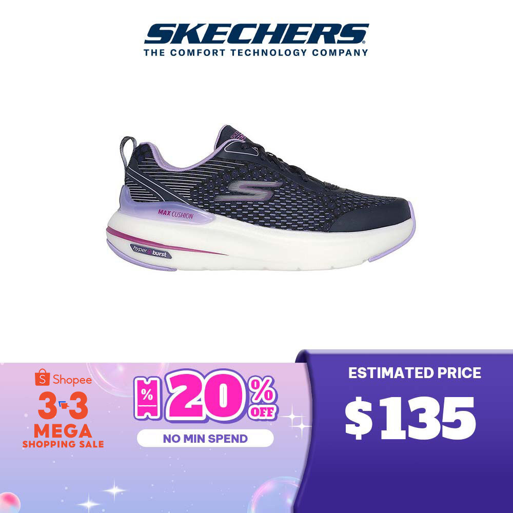 Skechers Women Max Cushioning Hyper Burst Synergy Shoes 129293