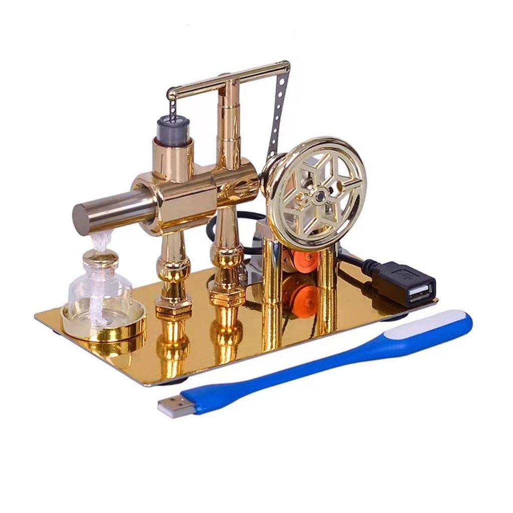 Stirling Engine Generator Steam Engine Physics Experiment Science ...