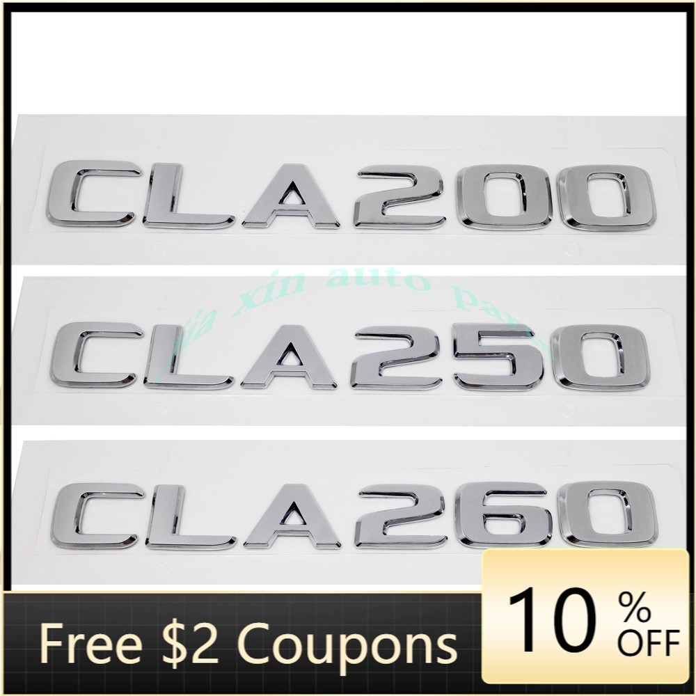 NEW 3D Letter Sticker For Benz CLA200 CLA250 CLA260 Mercedes Benz CLA ...