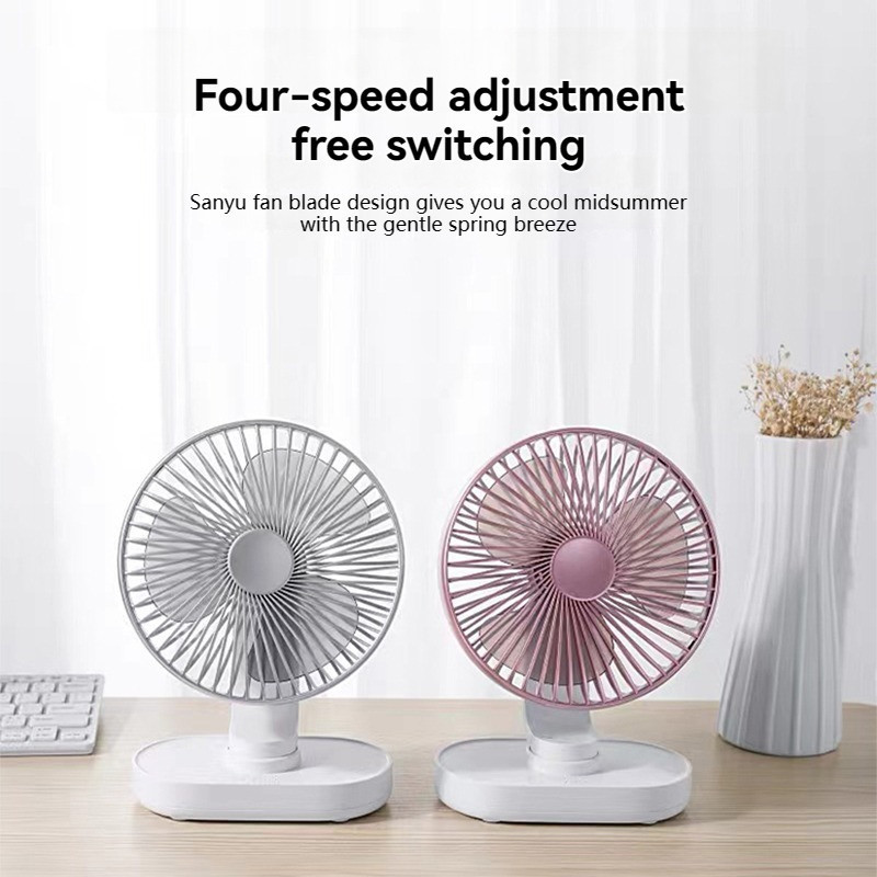 Home Lightweight New Mini Fan Students Office USB Rechargeable Fan ...