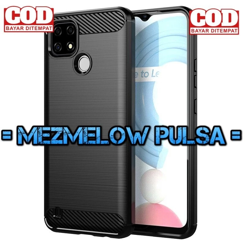 Soft Case Fiber Carbon Silikon Casing Softcase XIAOMI REDMI 9 BIASA - Gambar 2