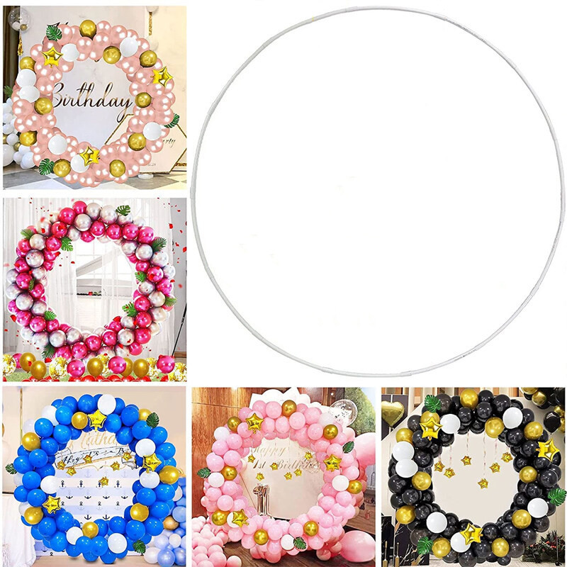 [SG stock]Large Balloon Arch Set Column Stand Base Frame Kit Wedding ...
