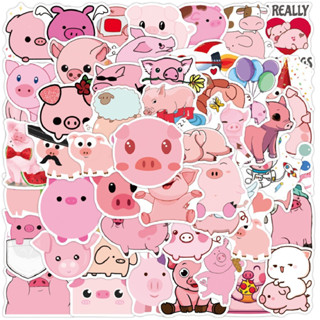 50pcs/set Peppa Pig Stickers Cute Pigs Cartoon Mobile Phone Water
