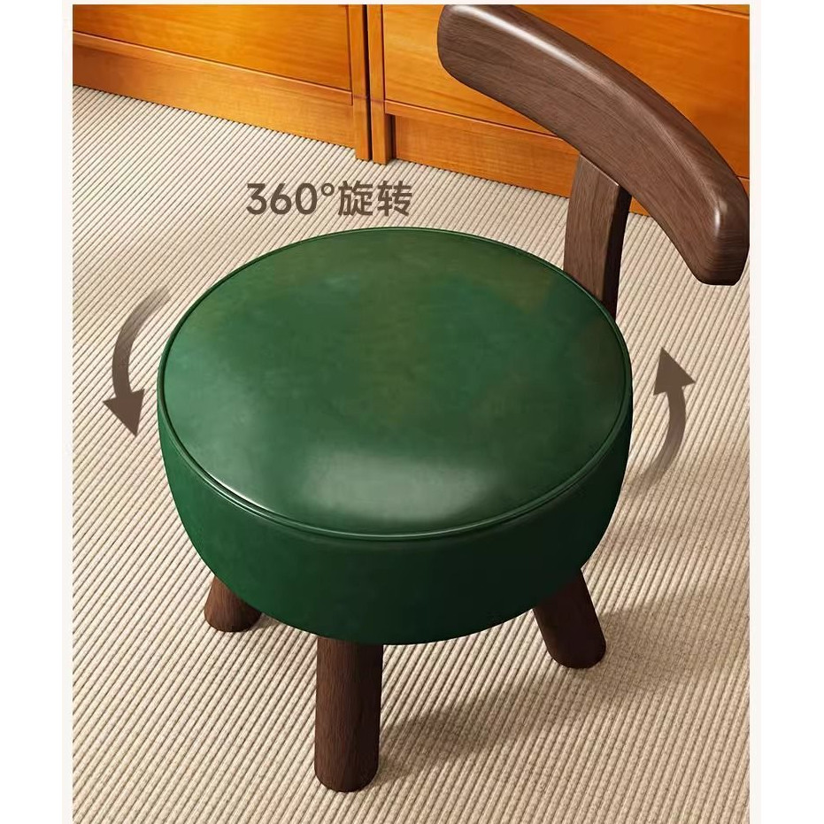 Small Rotating Chair Small Stool Home Low Stool Simple Small Bench Shoe ...