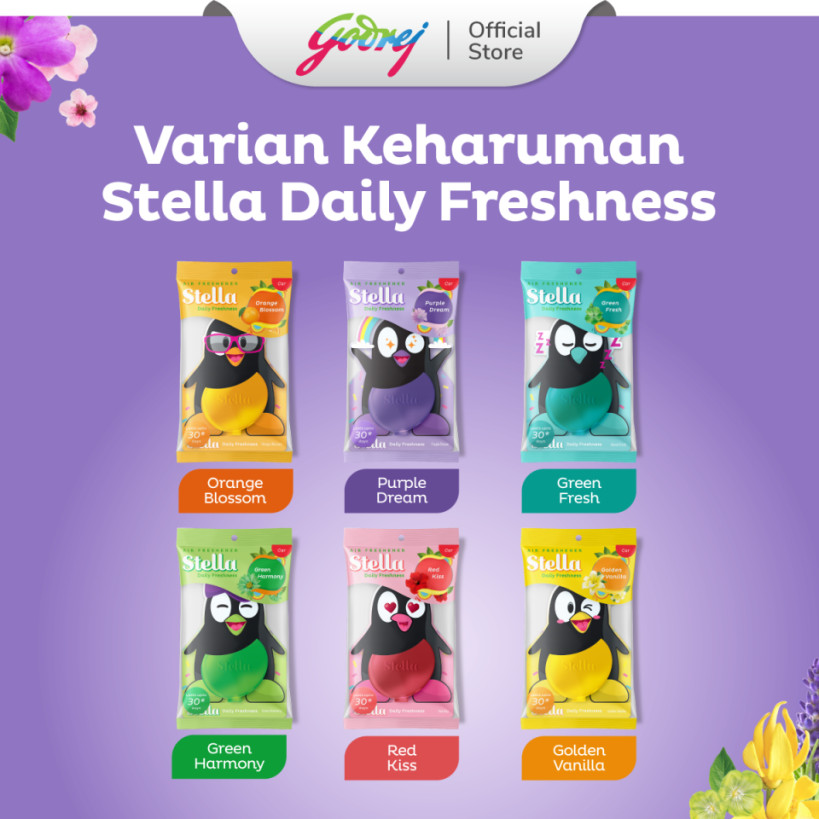Stella Daily Freshness Car Purple Dream 7ml x2 - Pengharum Mobil - Gambar 3