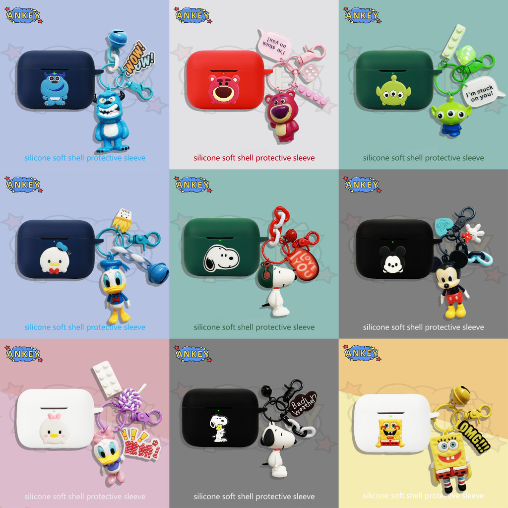 for Marshall MOTIF II ANC Case Earphone Silicone Case Cute Black Dog ...