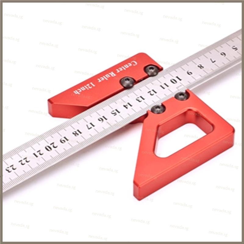 Nevʚ ɞ Woodworking Scriber Angles Ruler Aluminum Marking Gauge Line ...