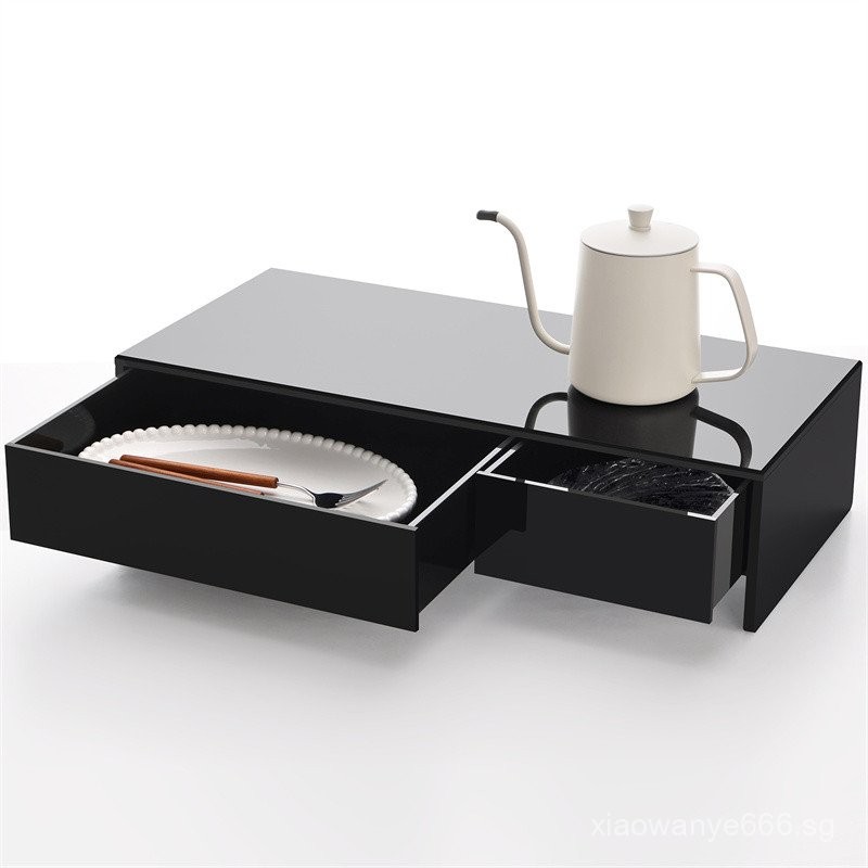 Acrylic Multi-Functional Desktop Drawer Storage Office Tea Room Bar ...