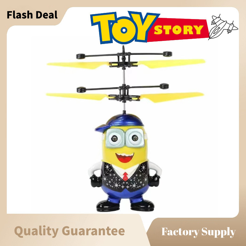 16cm*16cm Despicable Me Minion Cartoon Image Sensor Controlled Flying ...