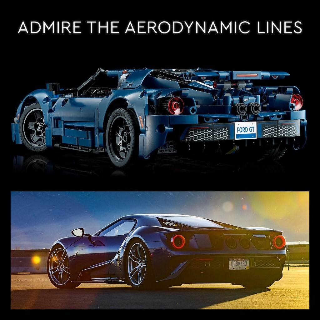 LEGO Technic 42154 2022 Ford GT Building Toys (1466 Pieces
