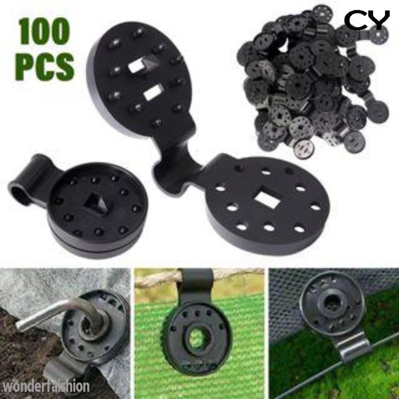 100pcs Awning Plastic Clips Outdoor Shade Cloth Net Clip Camping Garden ...