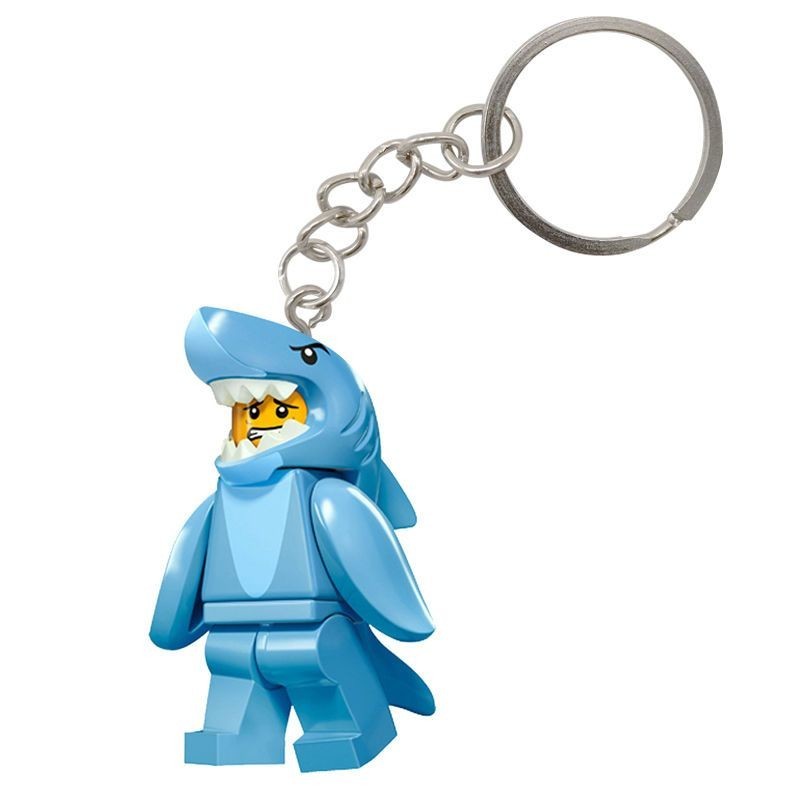 Compatible with LEGO keychains school bag pendants building blocks small figures sharks sausages and pink piglets creative gifts Shopee Singapore