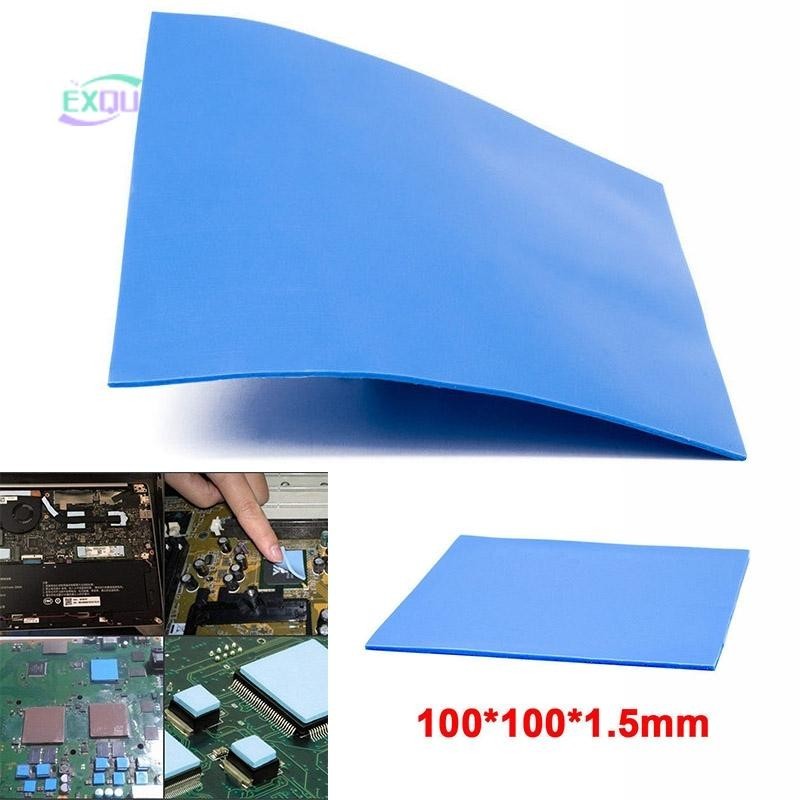 Thick Cooling Conductive Silicone Blue Accessory Replacement GPU ...