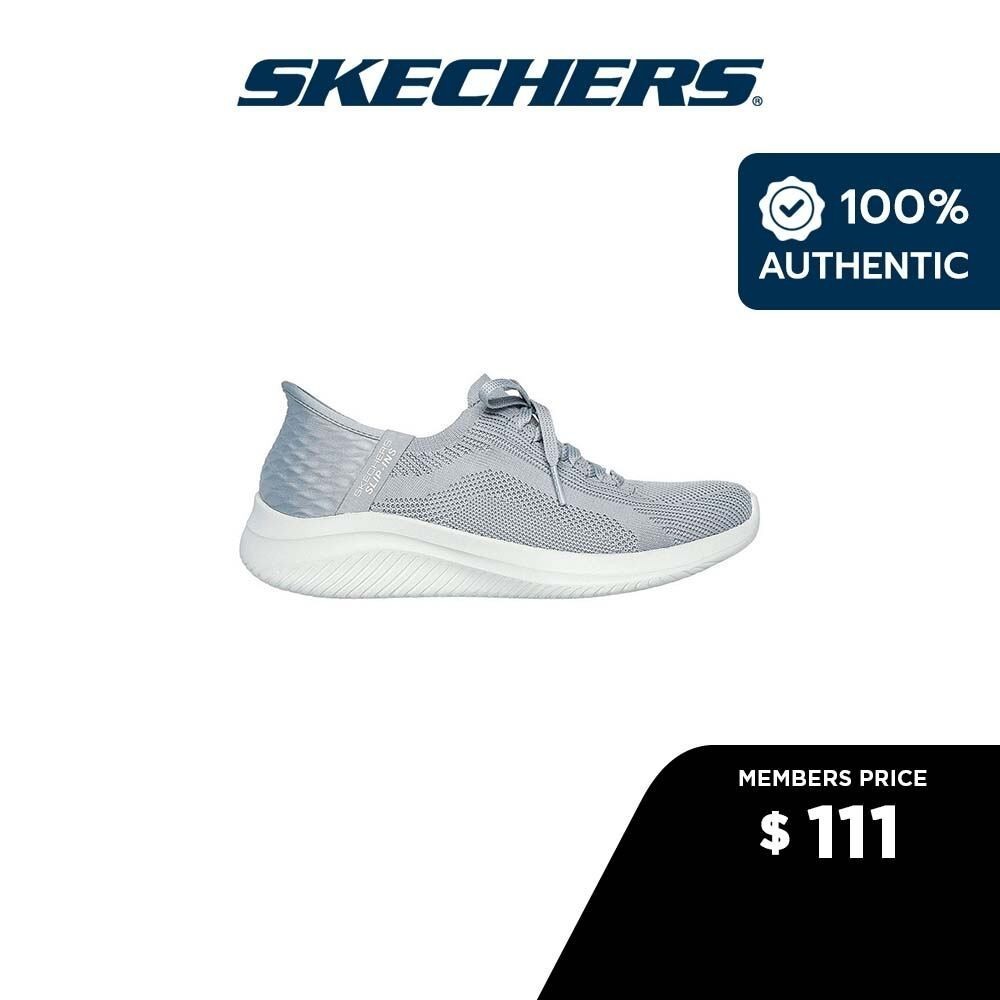 Skechers Women Slip-Ins Sport Ultra Flex 3.0 Brilliant Path Shoes -  149710-GRY Air-Cooled Memory Foam Engineered Knit | Shopee Singapore