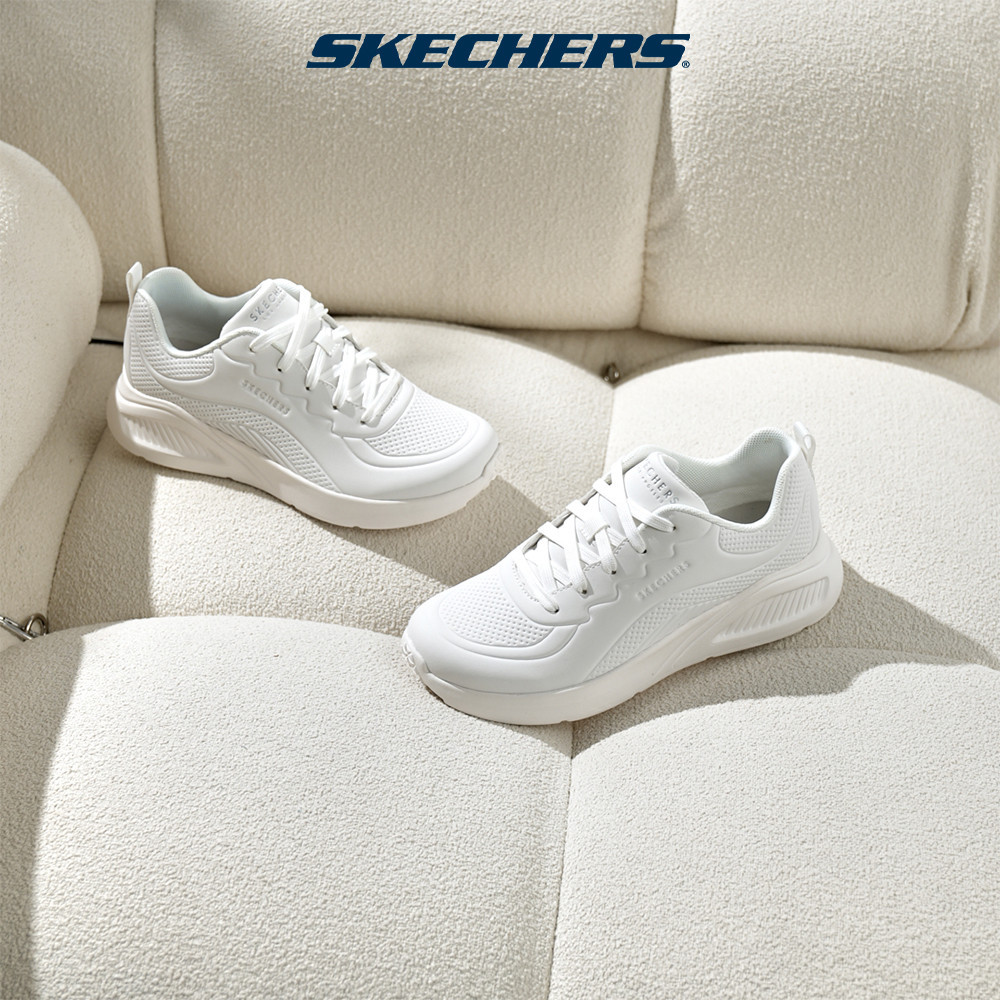 Womens Skechers Street Uno Stand On Air White