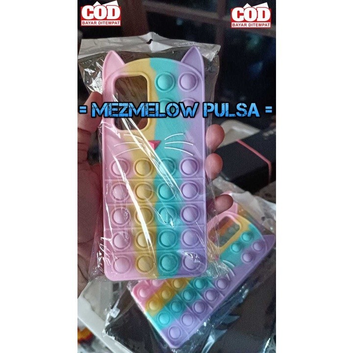 Casing Lembut POP IT 3d karakter Kucing Sofcase XIAOMI REDMI NOTE 10 PRO 4G - Gambar 3
