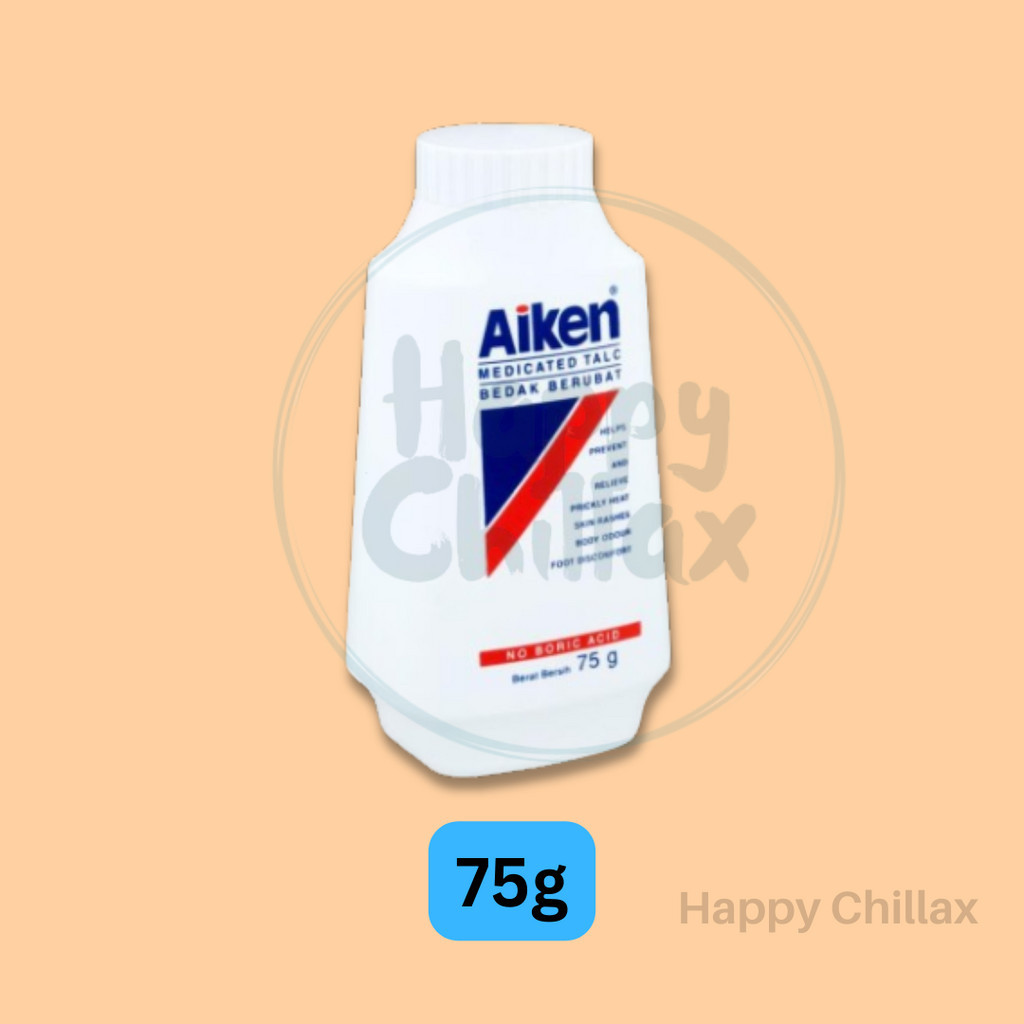Aiken Antibacterial Talc Powder Bedak Shopee Singapore