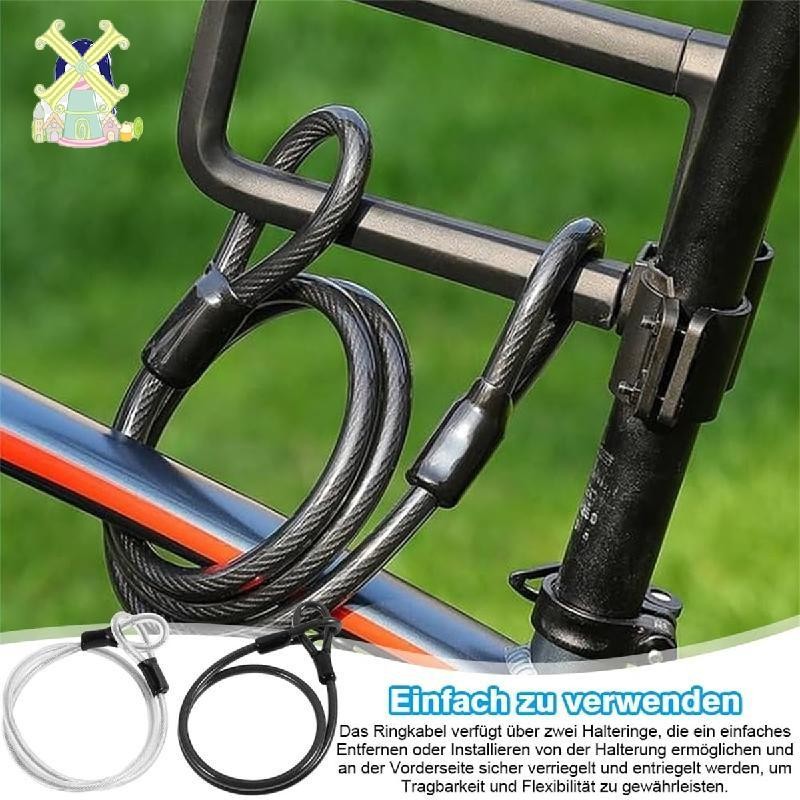 304 Stainless Steel, Steel Cable Lock, Aluminum Sheathed Pressed Steel ...