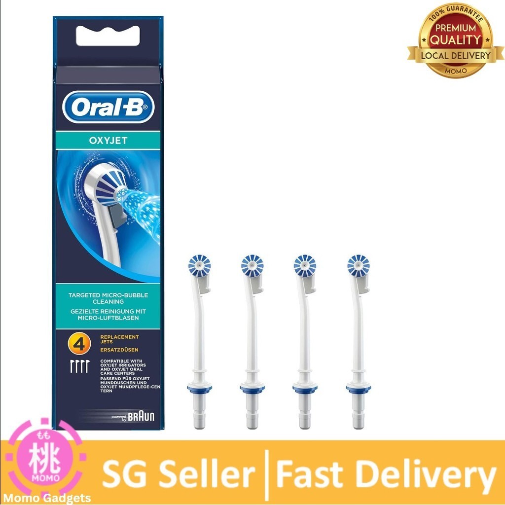 Oral B Professional OxyJet Electric Toothbrush Heads - Pack of 4 for ...