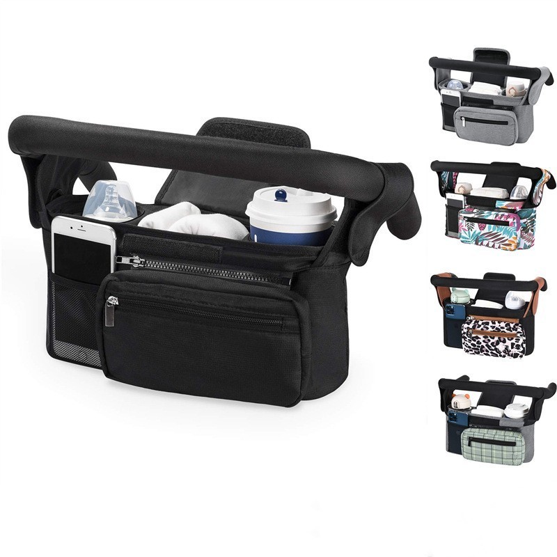 LY Baby stroller hanging bag handcart storage basket storage universal ...