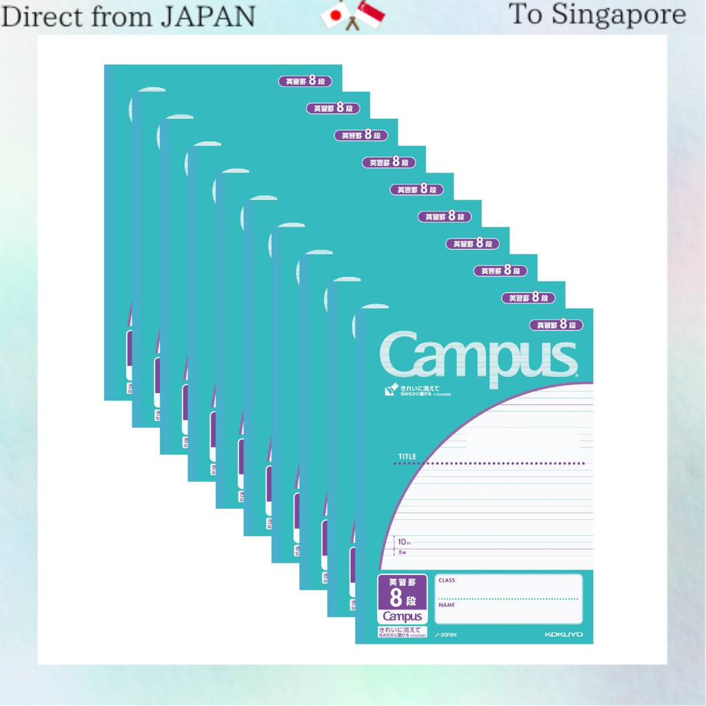 KOKUYO Notes Campus Notes by Purpose B5 English Study Ruler 8 Tiers 30 ...
