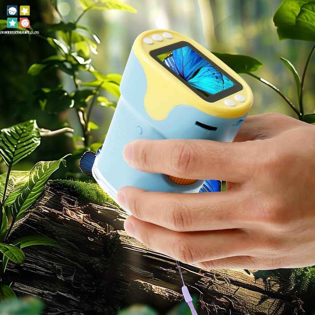 Mini Kid Microscope 1000X Pocket Microscope Rechargeable Children ...