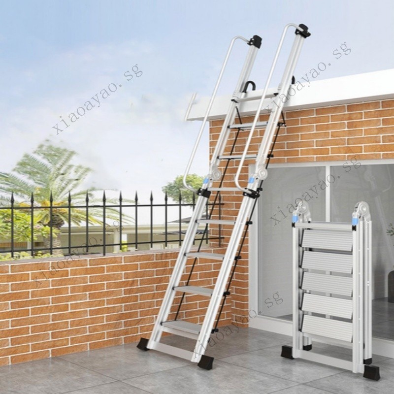 XLTOOLS Folding Ladder Dedicated Indoor Attic Hanging Staircase ...