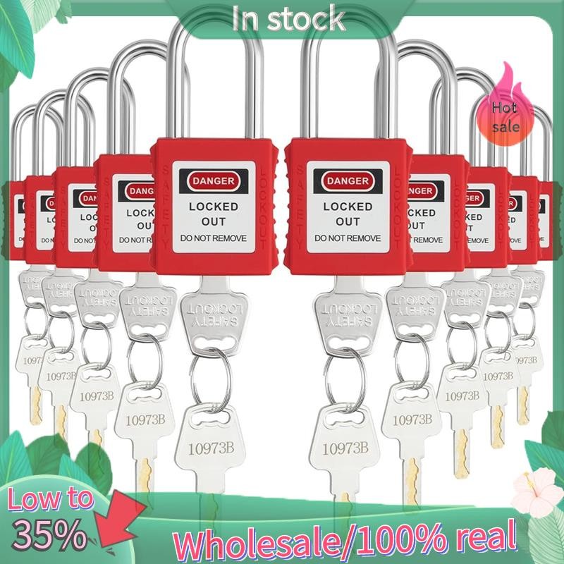 Lockout Tagout Locks Set,10 PCS Safety Lockout Padlocks,Lock Out Tag ...