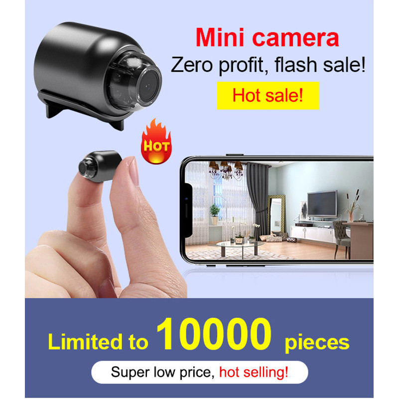 【SG Ready Stock】1080P Mini WiFi Security Camera | Night Vision & Motion ...